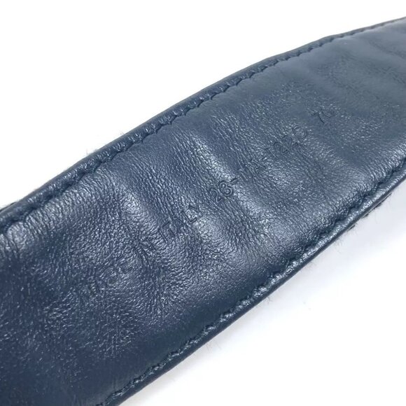 Dior oblique saddle CD buckle belt Jacquard Navy - Picture 9 of 16
